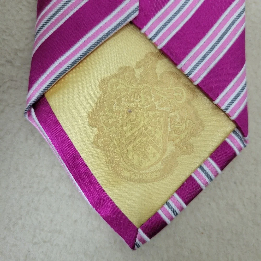 Donald J Trump Signature Collection Pink Striped Mens‎ Necktie 100% Silk